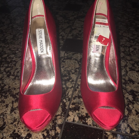 Steve Madden Rhinestone Heels - Picture 6 of 7